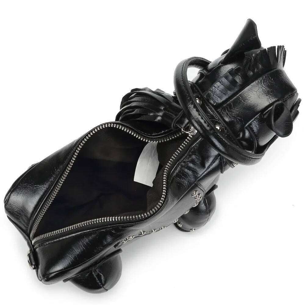 Women's Bags Designer Fashionable And Personalized Design, Pony Shaped Three-Dimensional Handbag, Cute Splicing, Single Shoulder Diagonal Cross B