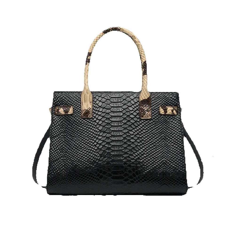 Designer Luxury Designer Luxury ZOOLER Brand Elegant Single Shoulder Bag Business Women Black Animal Pattern Purses High End#Yc350