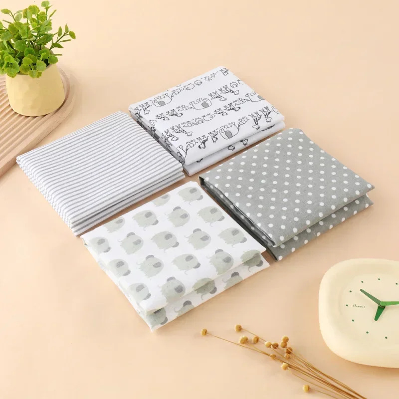 4pcset Cotton Baby Swaddle Blankets Flannel Receiving Blanket for born Muslin Swaddling Cloth Bedding Babies Accessories 250517z