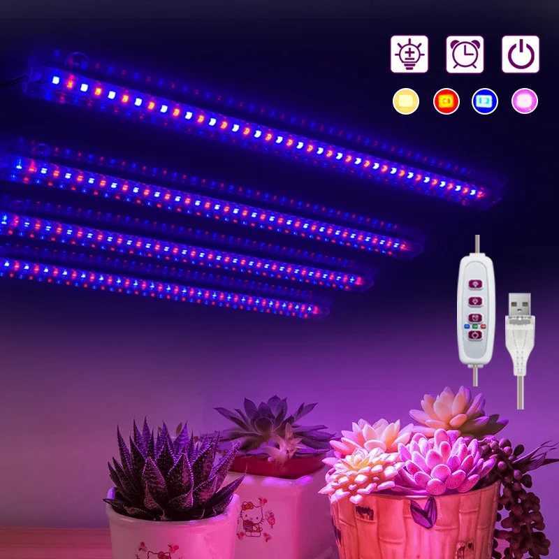 LED Grow Light Full Spectrum USB 5V Plant Growing Light Phytolamp Bulb For Indoor Plants Flower Seedling Greenhouse FitolampsXJ250526