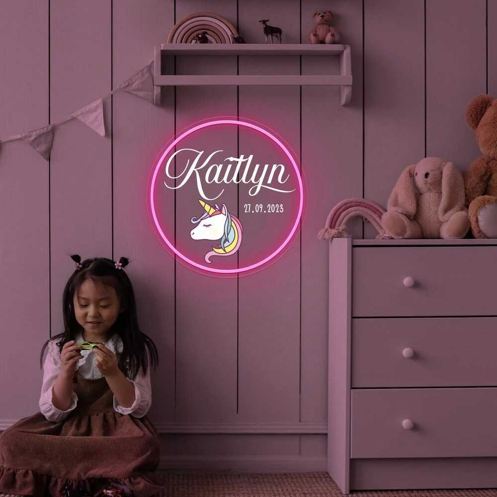 Custom UV Printing Acrylic Sign Neon Signboard Business Sign Neon Light Name Personalize Decor Office Door Wall Signs Gifts W250526