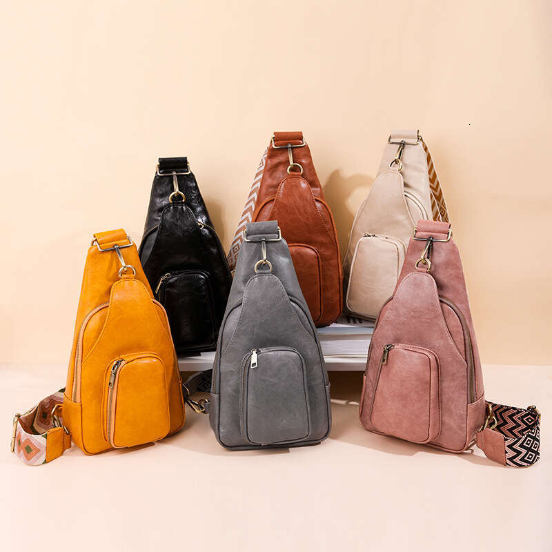 Hot selling Hot new soft leather chest fashionable women's crossbody bag, high-end backpack bag, Classic bags