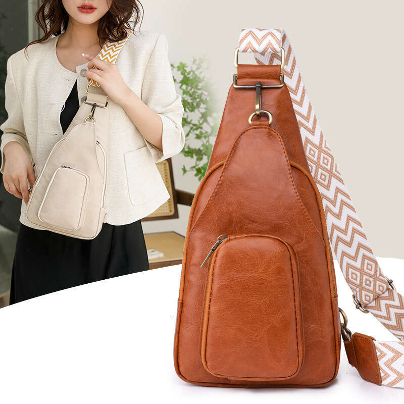 Hot selling Hot new soft leather chest fashionable women's crossbody bag, high-end backpack bag, Classic bags