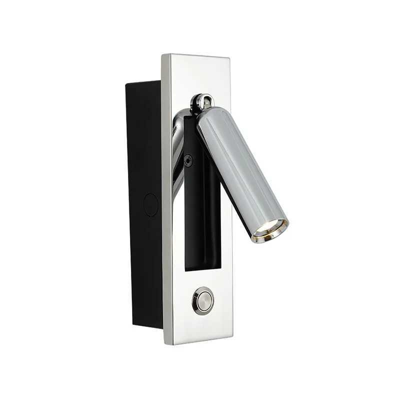 Embedding mounted led headboard wall lights bedroom bedside lamp 3W led wall lamp led reading wall light for hotel home villaXJ250526