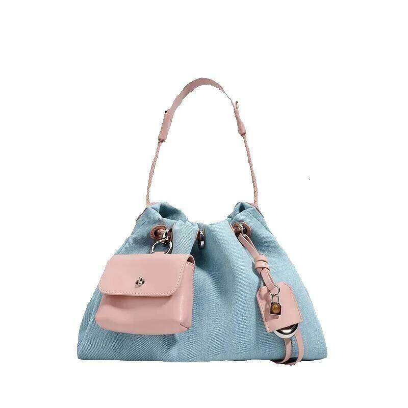 Designer Luxury Designer Luxury Fashion Women's Denim Handbag Minimalist Crossbody Messenger Lady Pouch Design Tote Shoulder Bag Spring Summer 20