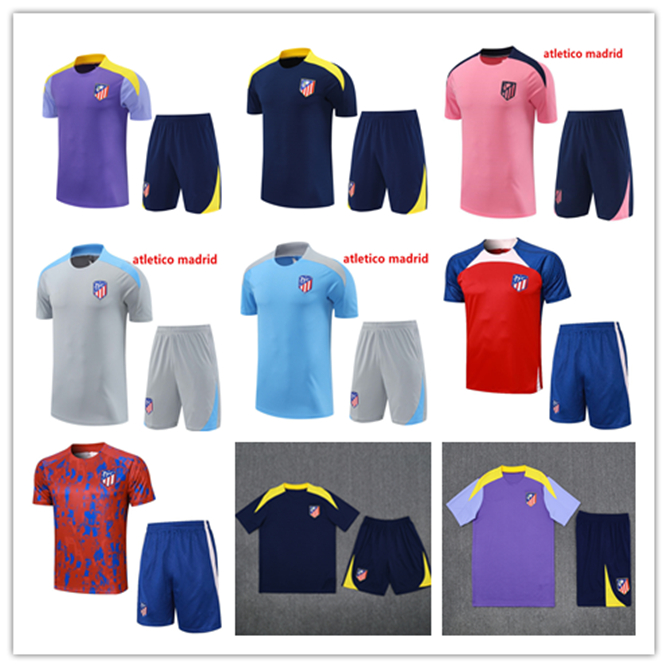 pre-match 2025 2026 atletico madrids training soccer jersey J.Alvarez GRIEZMANN camiseta men kids shorts tracksuit camiseta men 25 26 atletico madrids uniforms