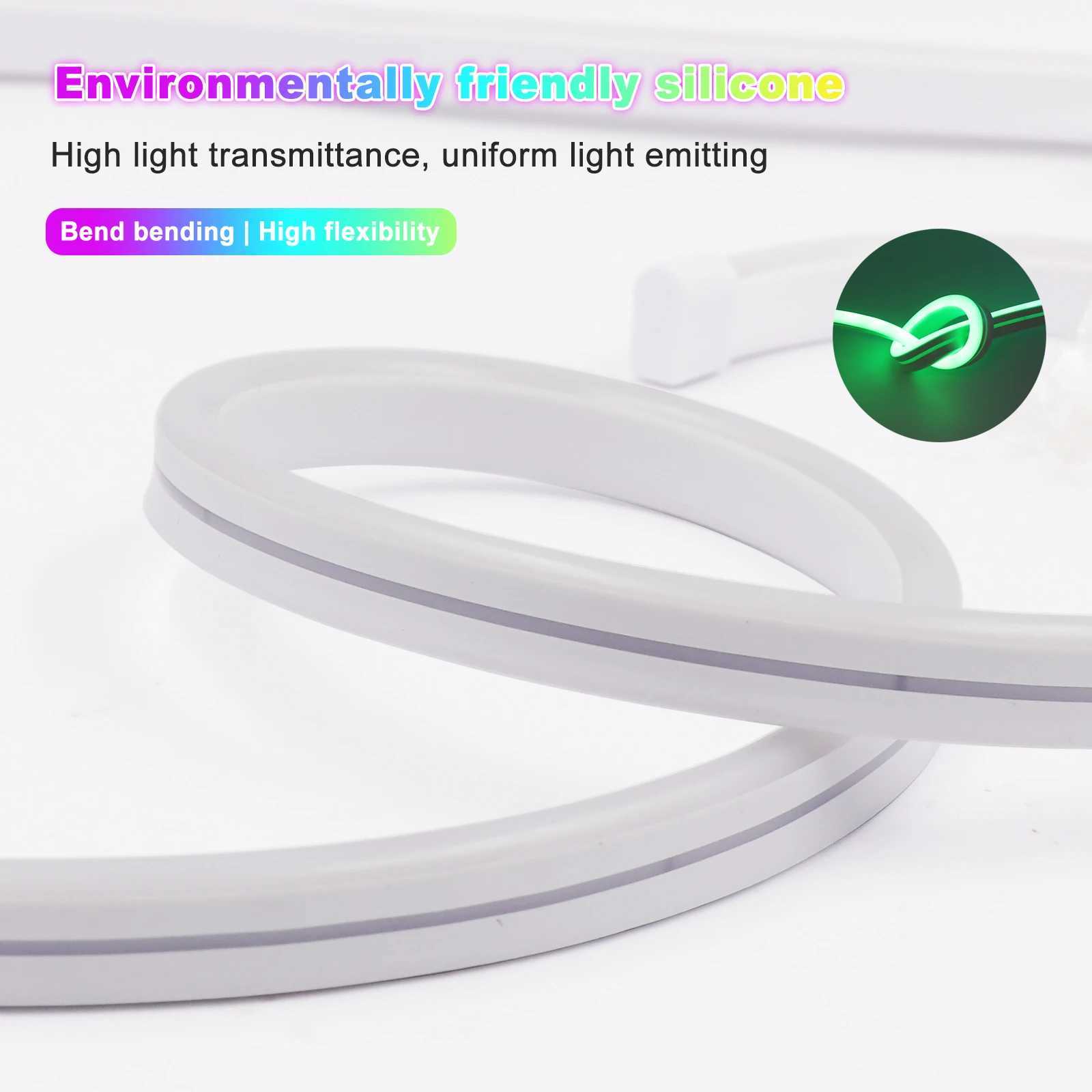 DC 12V 24V WS2811 RGBIC Dream Color Neon Strip Light Waterproof 1M 3M 5M 10M Home Decor Flexible Ribbon Tape Rope LED Strip W250526