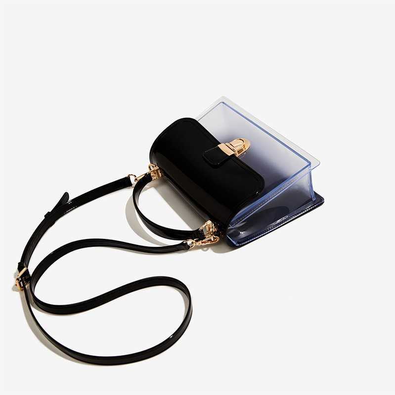 New Transparent Jelly Bag Pvc Handbag Is Fashion Versatile Dirt Resistant and Easy to Wash Summer Shoulder Bag