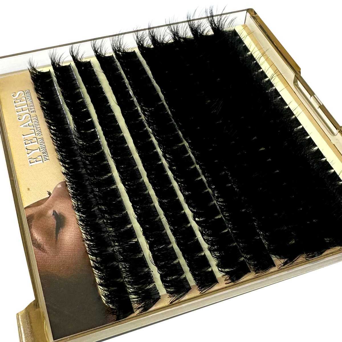 Fluffy Thick Lash Clusters DIY Eyelash Extension Mix 10-18mm Lash Clusters 30D-100D Wispy Individual Eyelash Extensions Clusters z250526WES8