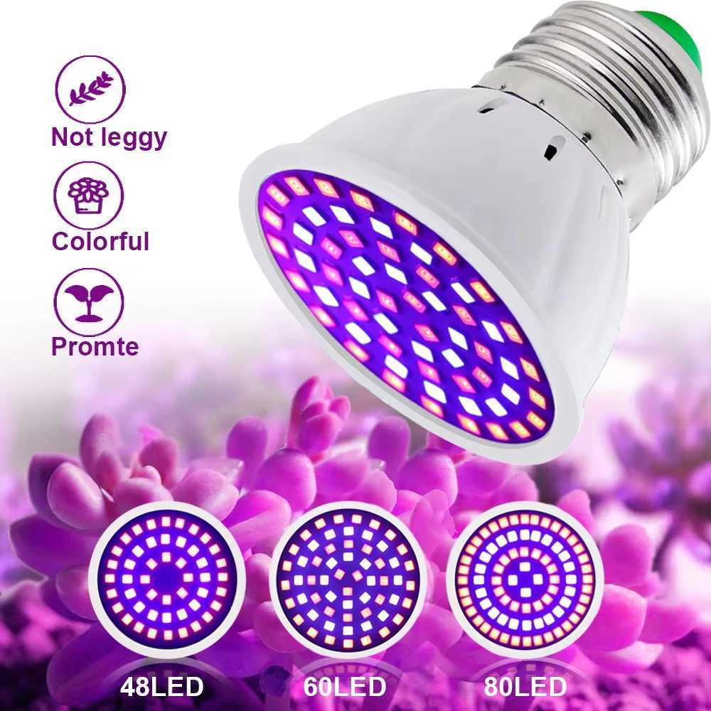 Plant Grow Lamp 220V Garden Light Spectrum LED Full Growing Bulb for Greenhouse Hydroponics Growth Fitolampy Flower LampXJ250526