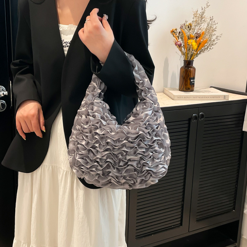 French Style Niche Headband Cloud Women New Crescent Dumpling Personality Fashion Handbag Shoulder Crossbody Bag