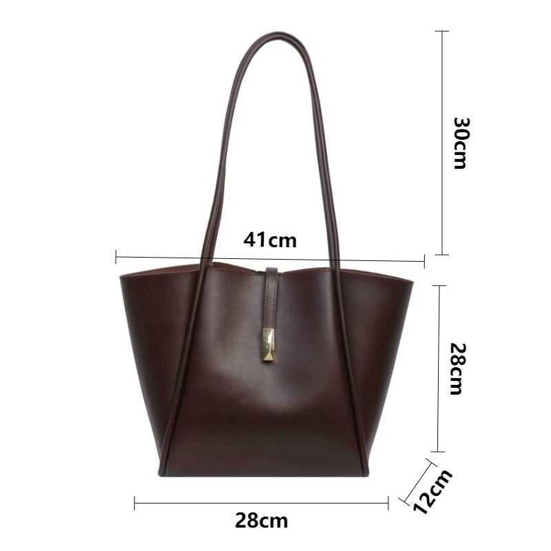 Branded Designer Shoulder Tote Bags For Women Soft PU Leather 2-IN-1 Big Capacity Shopper Tote Set 2025 Luxury Designer Handbags XJ2520526