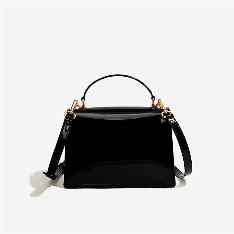 New Transparent Jelly Bag Pvc Handbag Is Fashion Versatile Dirt Resistant and Easy to Wash Summer Shoulder Bag