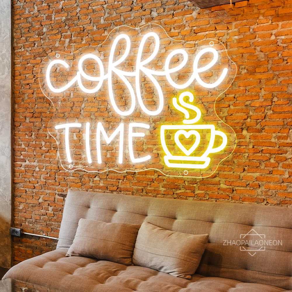 Coffee Neon LED Sign Restaurant Cafe Neon Light Sign USB Wall Coffee Shops Decor Open Pantry Bars Cafe Decoration Neon Lights W250526