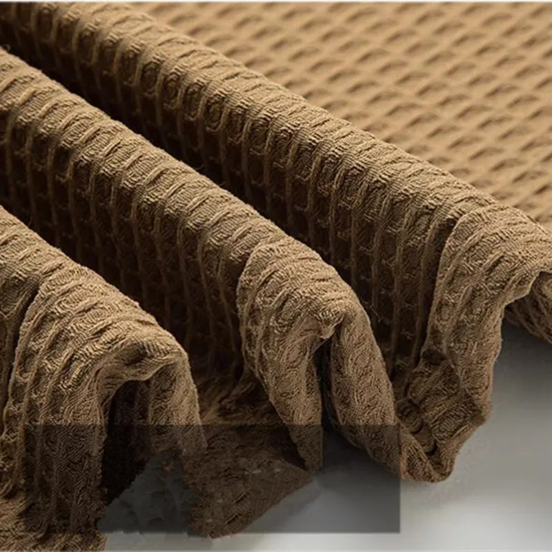 Men Waffle Suit Pants Black White Khaki Fashion Male Business Social Wedding Prom Party Dress Trousers 250526