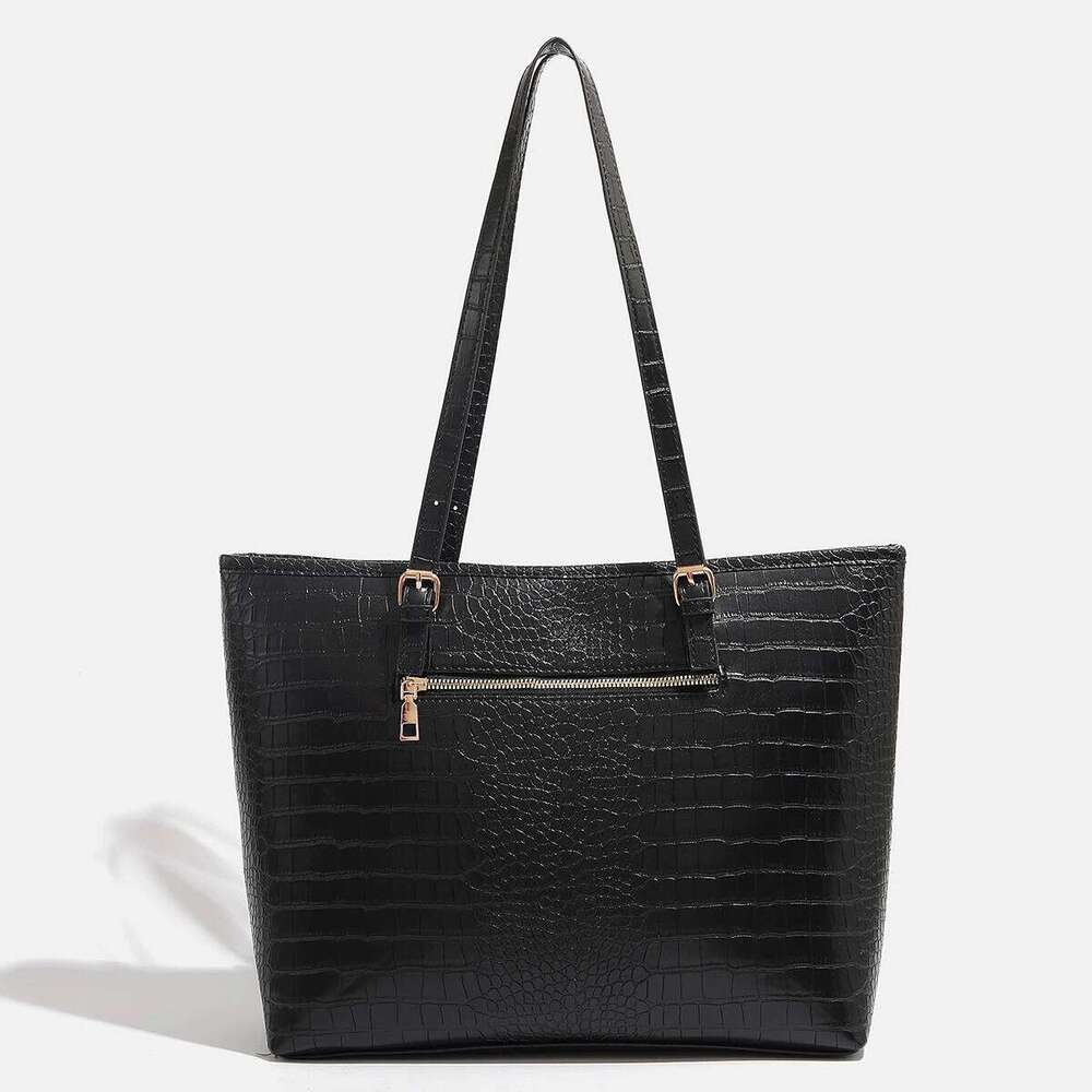 Women's Bags Designer Europe And The United States New Two-Piece Women's Handbag Shoulder Crocodile Pattern Simple Fashion Bag