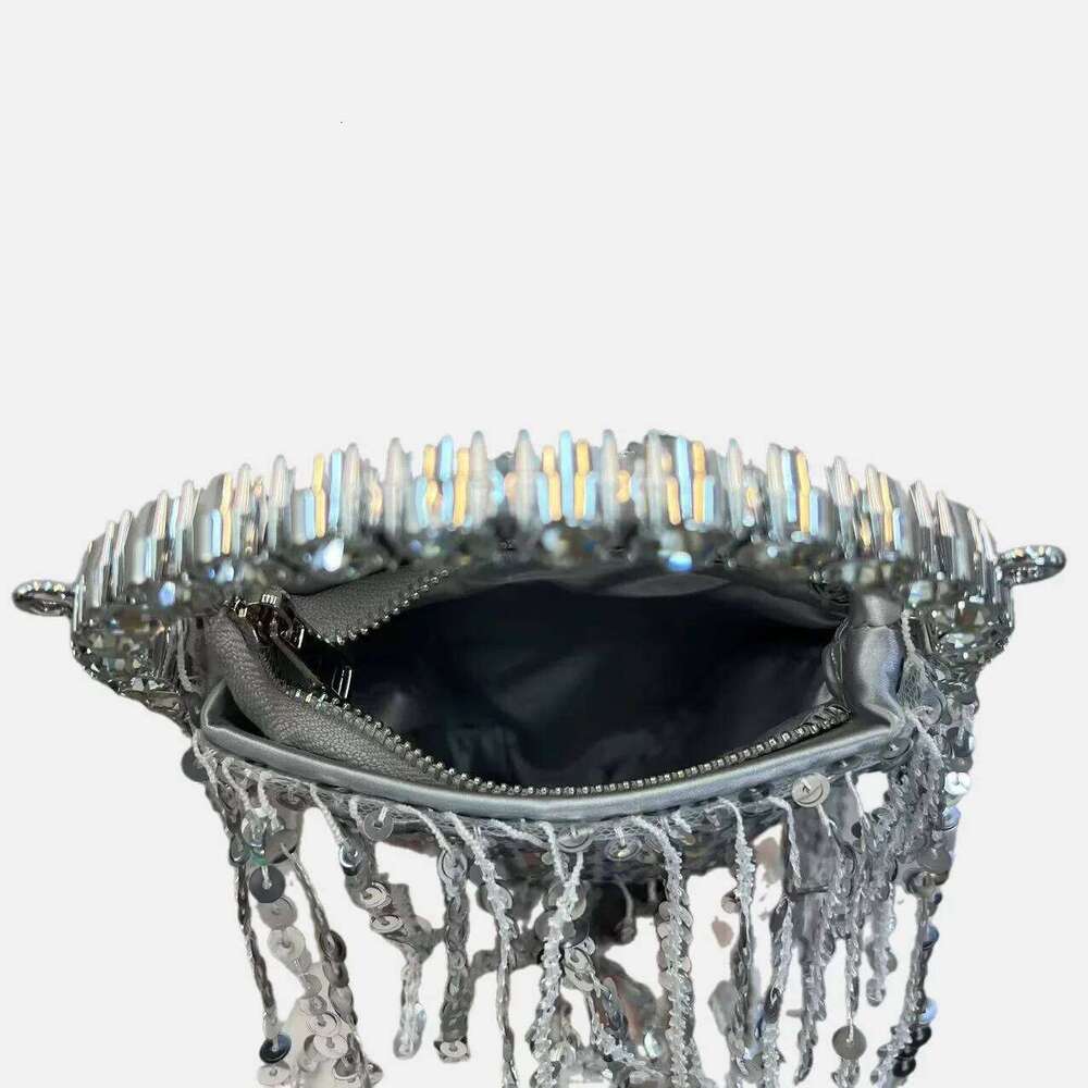 Women's Bags Designer Ladies' Fashionable Elegant Sequin Tassel Handbag, Sparkling Ladies' Wallet Suitable For Daily Use And Banquets