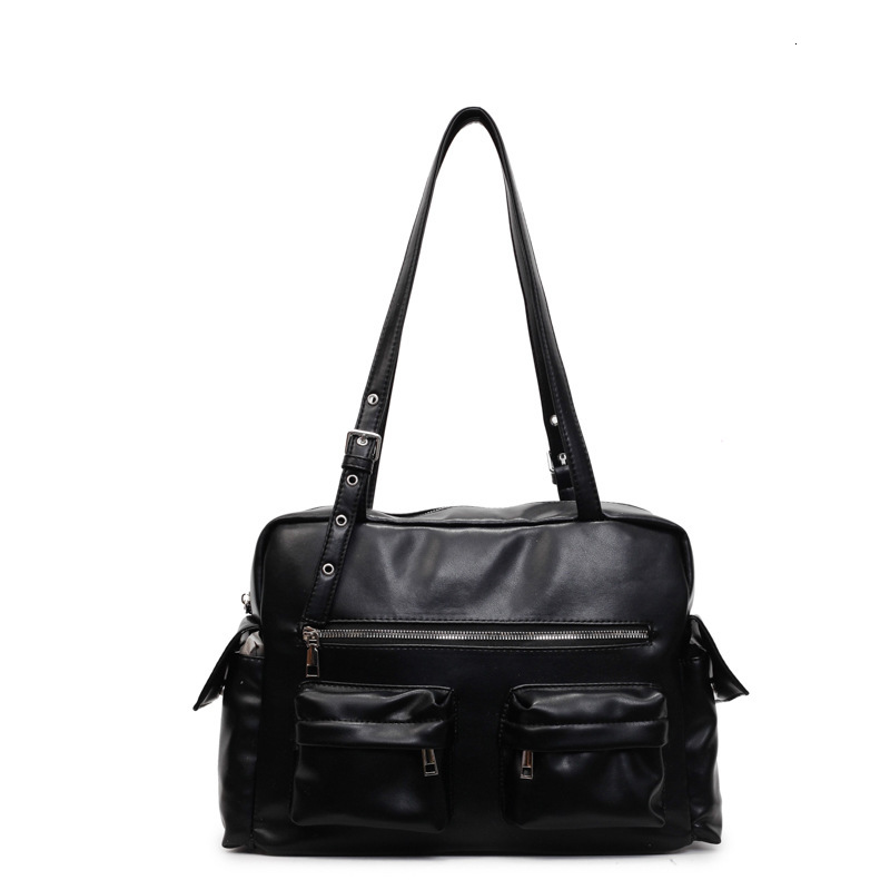 Designer Bag Fashionable Motorcycle Style Women's Handbag Multi Pocket Mailman Bag New Casual Shoulder Bag Large Capacity Tote Bag Free Shipping