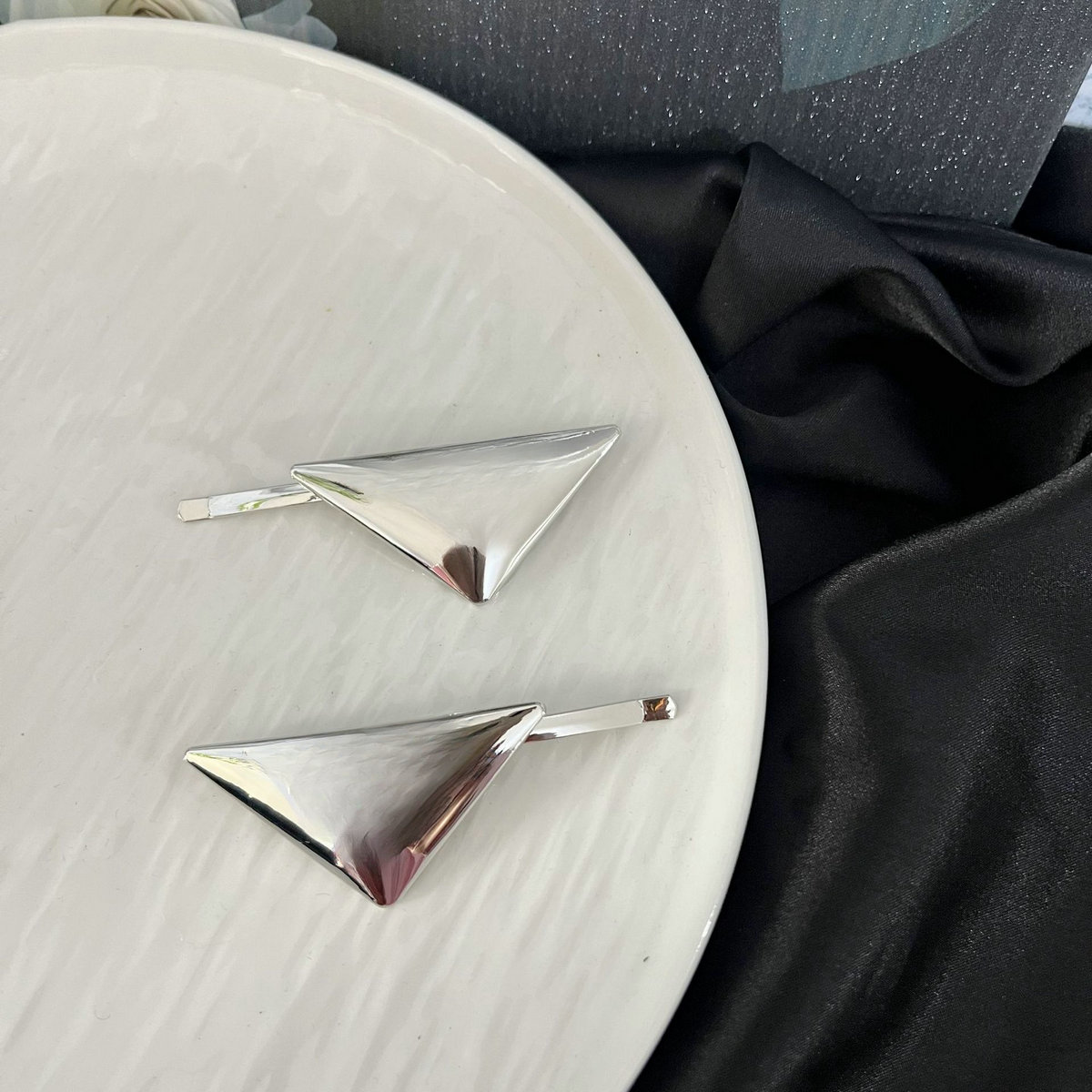 Triangle Hairpin Designer letter Women BB Clip Hairpins Barrettes Hair Accessories Free shipping