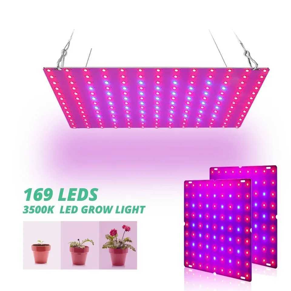 169/81 LED Plant Grow Light Full Spectrum Veg Bloom Lamp Indoor Plant Growing Light Greenhouse Garden US/EU PlugXJ250526