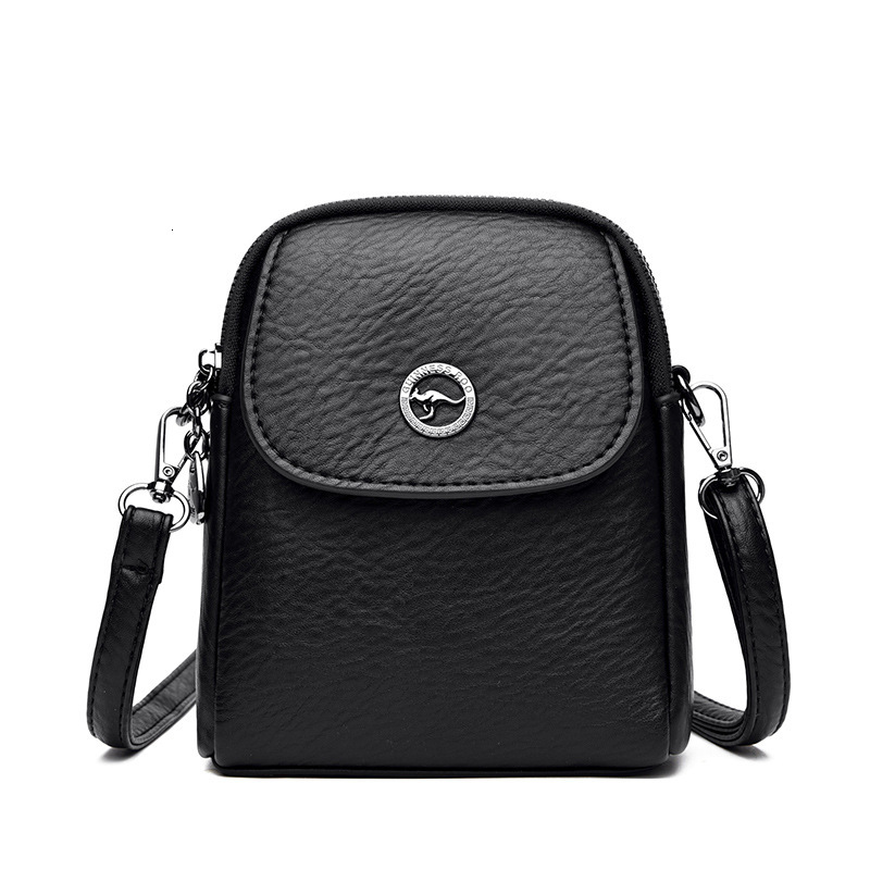 Brand High Quality Style 2024 new crossbody women's versatile vertical multi-layer shoulder bag, fashionable and high-end mobile bag Free Deliver