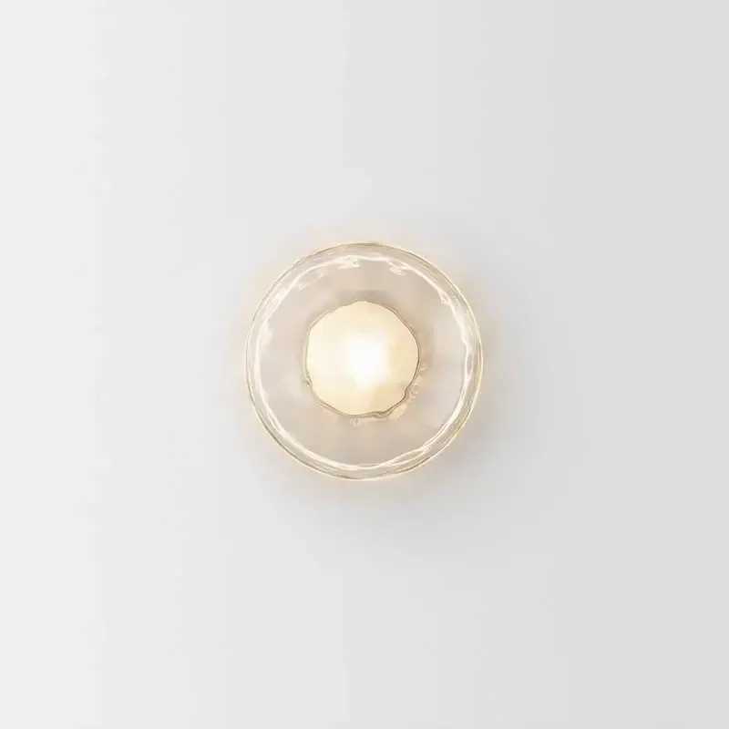 Modern LED Wall Sconce for Living Room Background Glass Wall Lamp Home Staircase Aisle Corridor Lighting Bedside Wall LightXJ250526