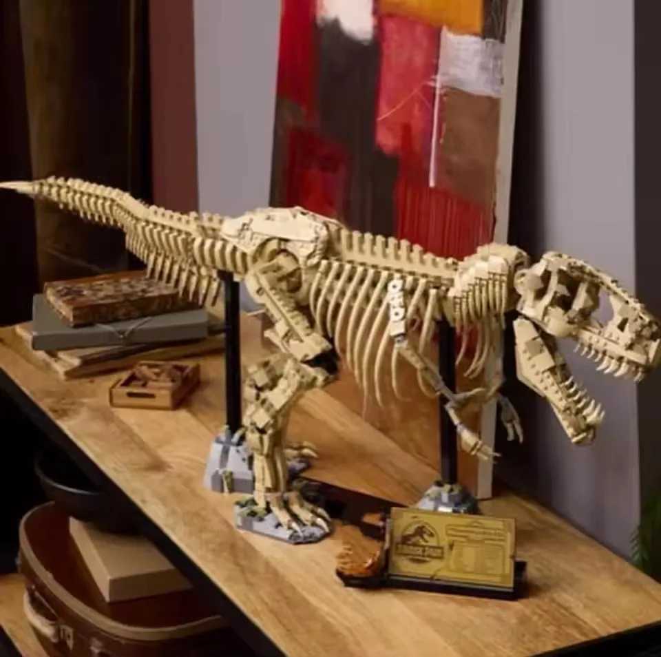 New 3145pcs 76968 Dinosaur T-Rex Fossils Tyrannosaurus Rex Building Blocks Dinosaur World Park Toys for Kids Boys Birthday Gifts M250526