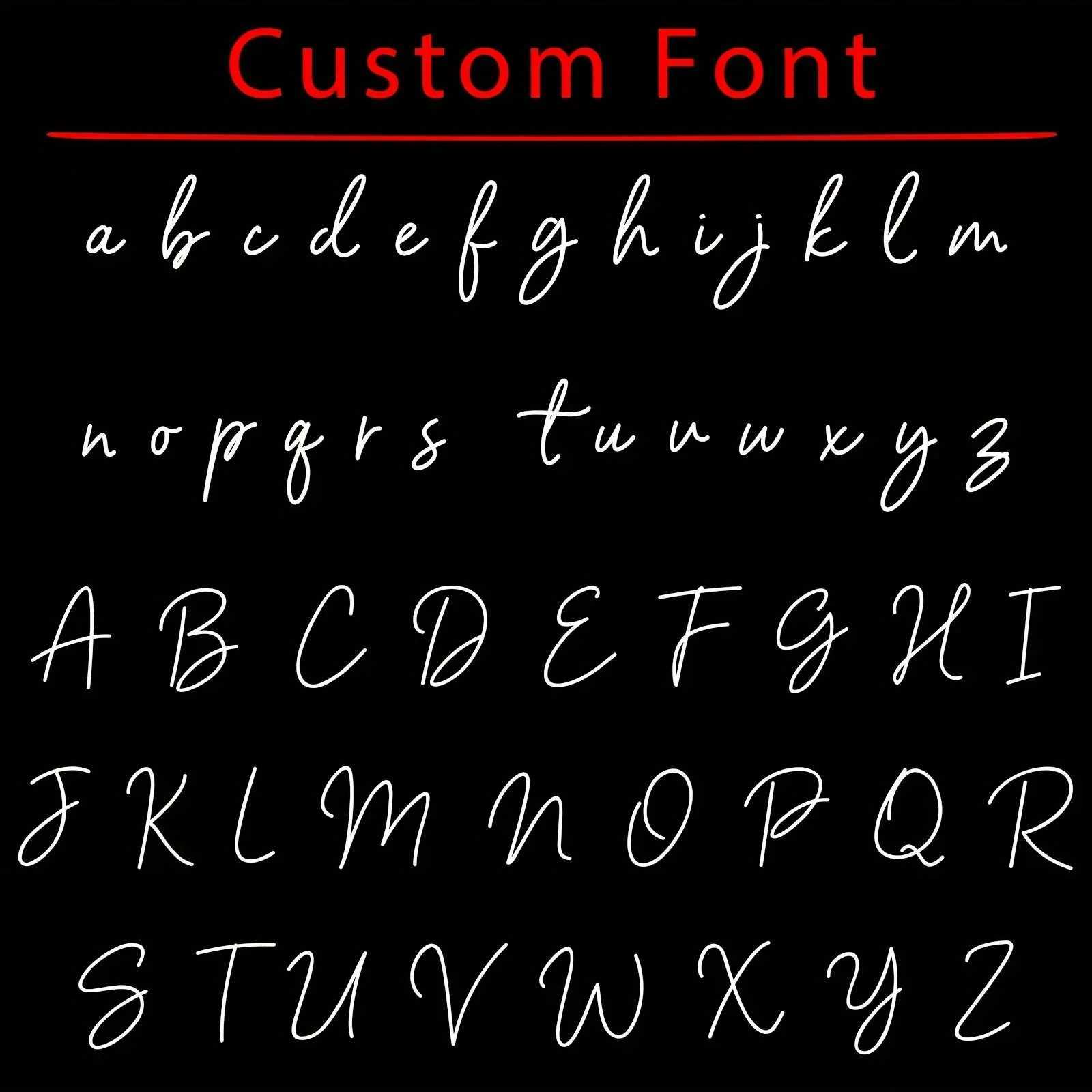 Custom Neon Sign Personalized Name Sign LED Neon Night Light Birthday Gifts Room Bedroom Decoration Wall Wedding LED Neon Lamp W250526