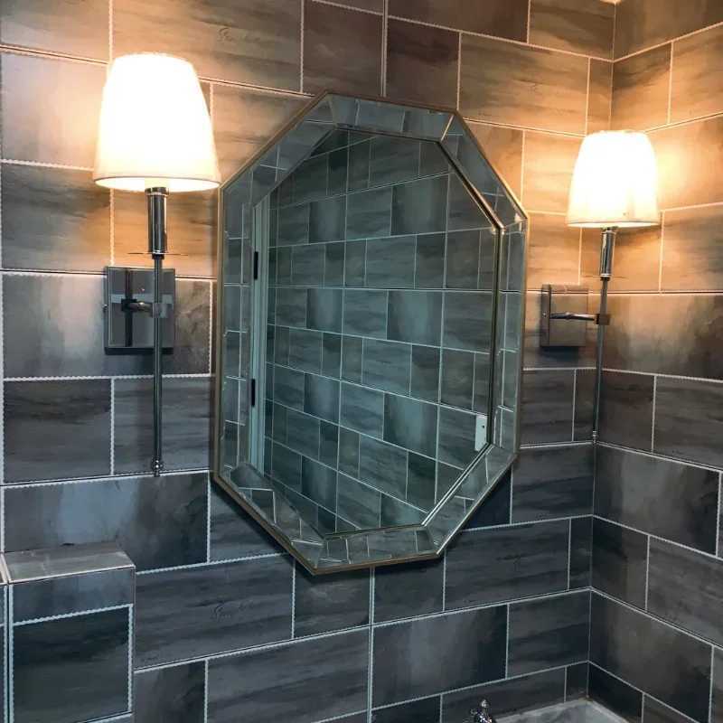 Modern American Wall Lamp Bedroom Bedside Hotel Hallway Sconce Lights Decoration Lighting Chrome Nickel Fabric Home Decor LEDXJ250526