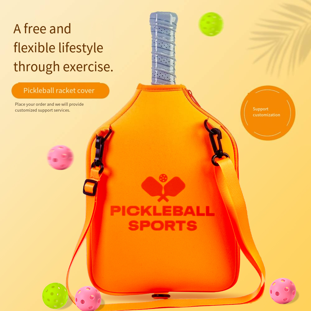 Multi-Sport Portable Racket Bag with Divider for Tennis, Badminton & Pickleball