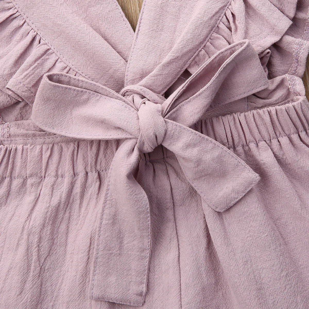 1-6Y Kids Girls Suspender Pants Overalls Baby Summer Clothing Ruffle Sleeveless V Neck Romper Jumpsuit Casual Children Outfits 250522