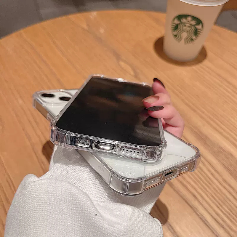 Clear For Magsafe Phone Cases Magnetic Wireless Charging Shockproof Cover For iPhone 15 13 12 11 14 Pro Max 15 Plus Case