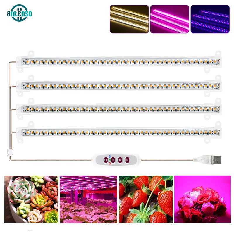 Full Spectrum Grow Light LED Growing Lamps Plant Light 30cm 5V USB Phytolamp for Plant Flower Seedlings CultivationXJ250526