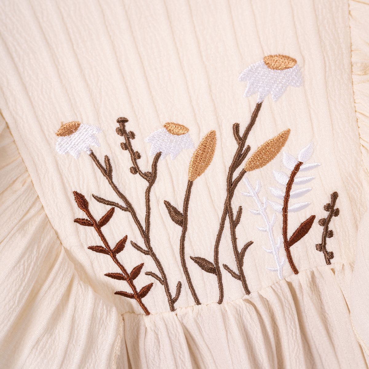 Baby Girl New Summer Casual Embroidered Dress, Baby Clothes Butterfly Sleeve Sweetheart Dress, Baby Designer Clothing for daily wear and outings. SS01