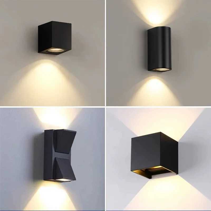 LED Outdoor Wall Lights Exterior Wall Sconce IP66 Waterproof LED Sconce Lamp for Porch Front Door Garden Wall LampXJ250526