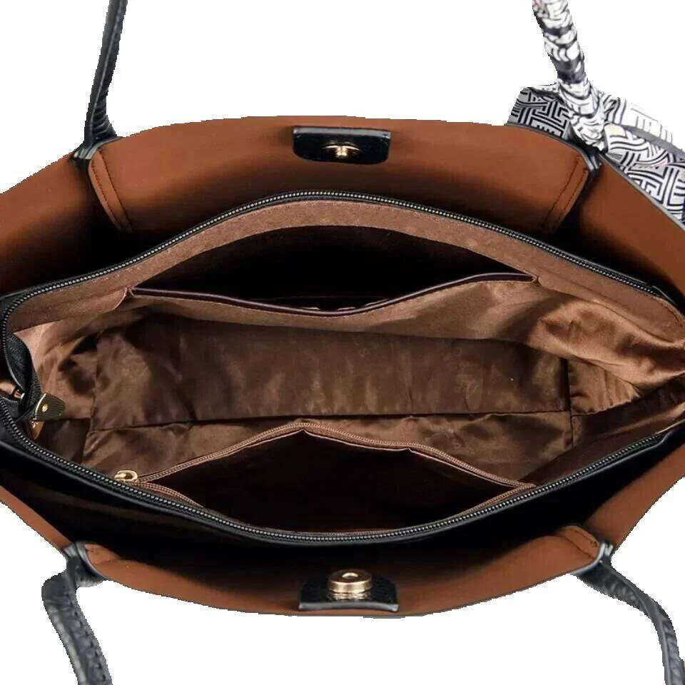 Designer Luxury Designer Luxury Genuine Soft Leather Tote Women's Large Capacity Carrying Designer Handbag Vintage Shoulder Bag Brand Commuting B