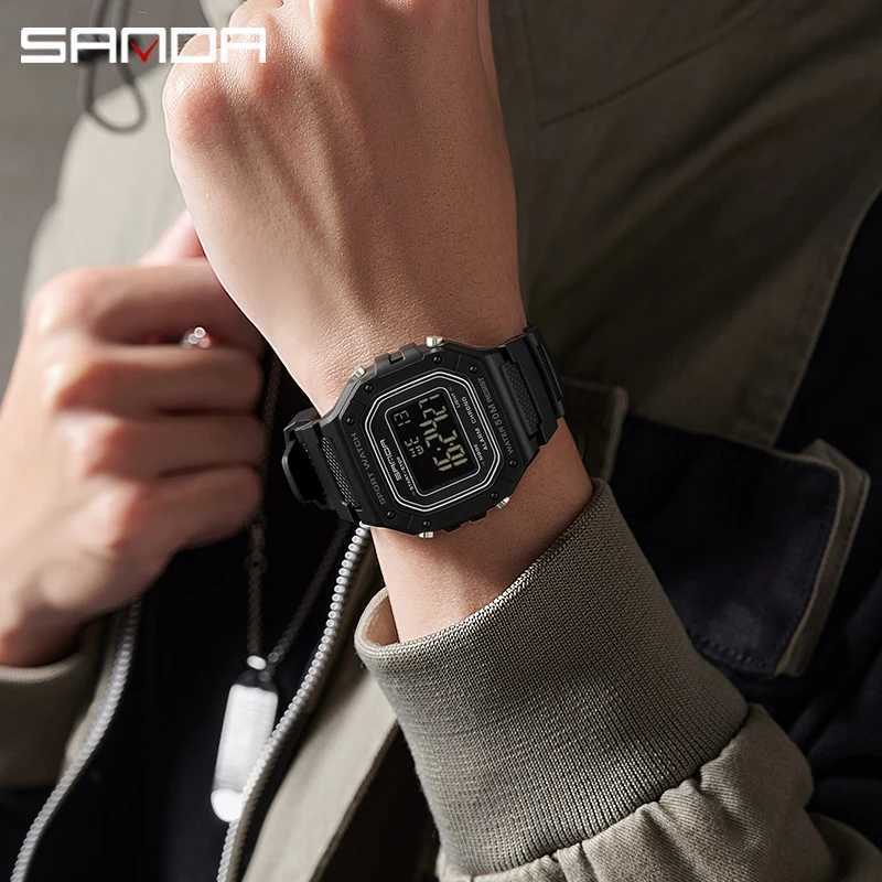 SANDA Top Brand G Style Sports Men Watches Fashion Shockproof Waterproof LED Digital Watch Man Military Clock Relogio Masculino M250526