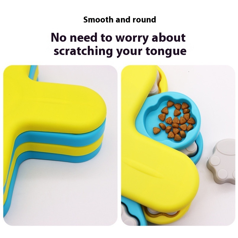 Pet Puzzle Food Hiding Toy Self-Entertainment Training Dog Supplies Foraging Turntable Feeding Dish