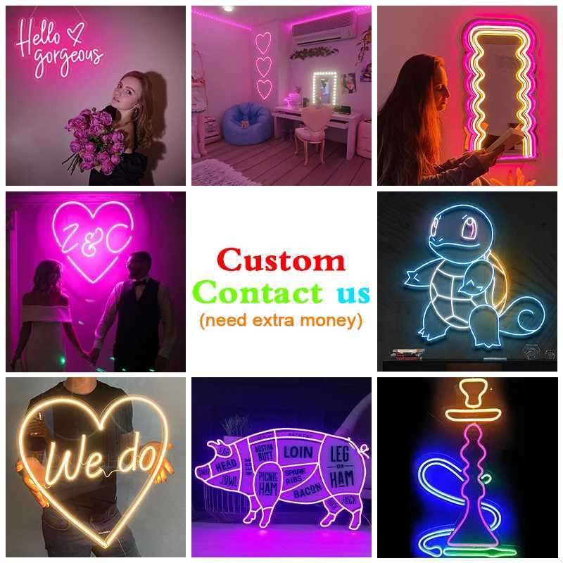 Custom Neon Sign for Beauty Salon Custom LED Letters Large Neon Name Sign Wall Birthday Weddings Decor Drop ship W250526