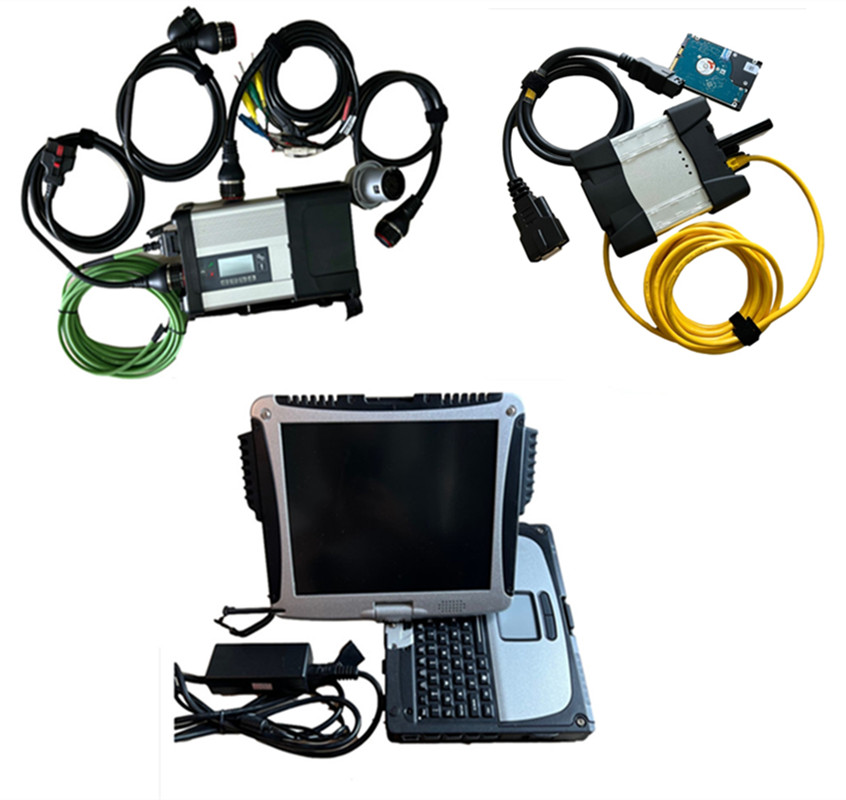 ICOM next plus MB STAR C5 car Diagnostic scanner for BMW/Ben- cars 2TB HDD in CF-19 I5 laptop ICOM +C5 sd connect tool