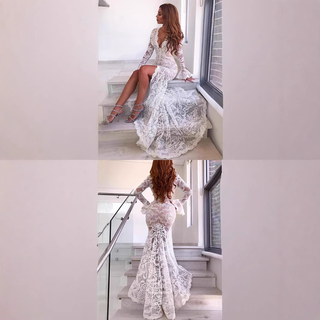 New wave lace loose sunscreen beach cardigan long skirt holiday Suit Swimsuit with blouse