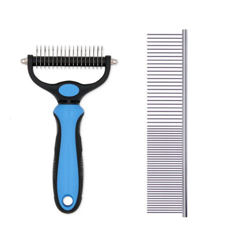 Pet Grooming Knot Remover Double-Sided Brush Dog Magic Hair Comb Cat Grooming Supplies