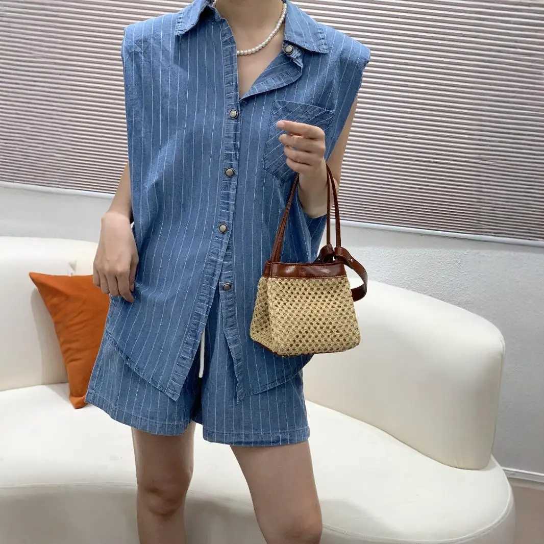 Fashion Hollow Basket Bag Faux Rattan Woven Women Handbags Luxury Pu Leather Shoulder Crossbody Bags Summer Beach Small Tote Bag W250524