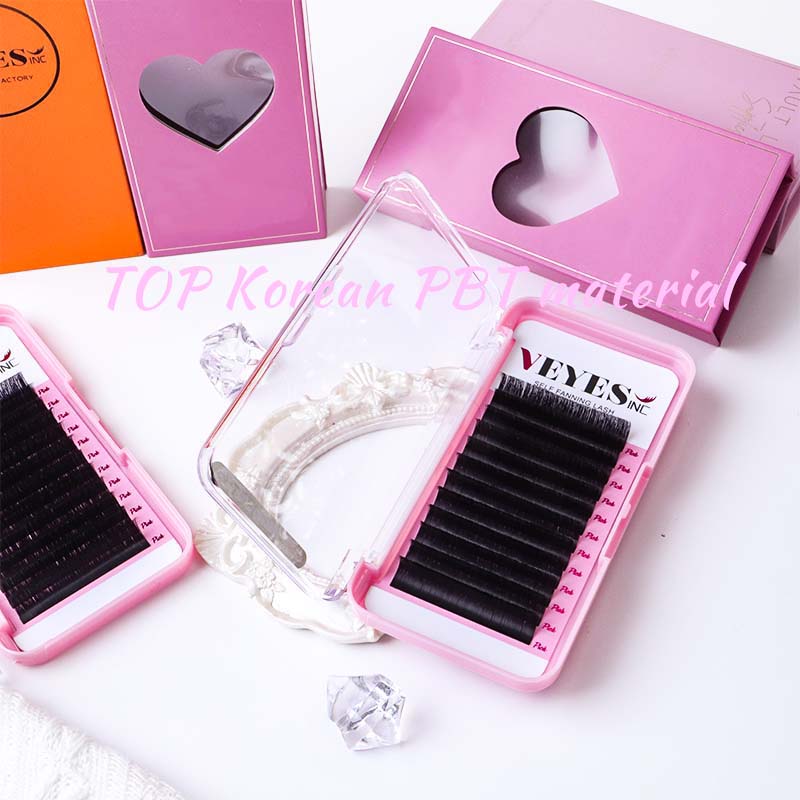 Private Label Volume Lashes 0.05mm 0.07mm Blooming Eyelash Faux Mink Lash Extension Supplies Easy Fan Eyelash Extensions