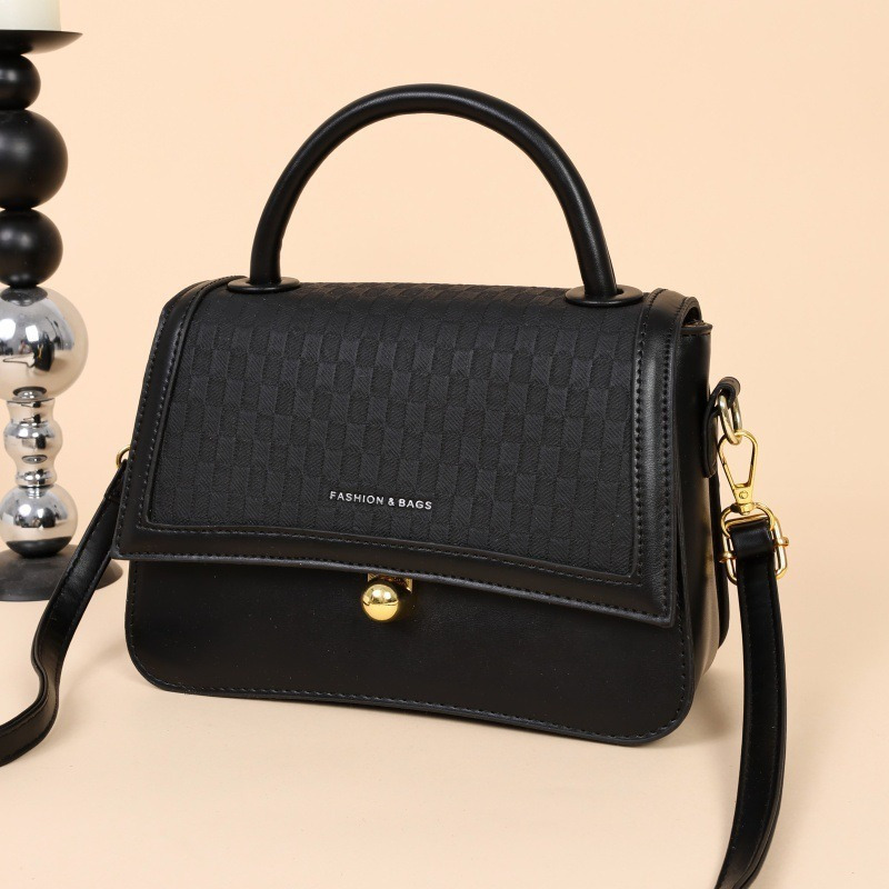 Brand Quality Style 2025 new minimalist hand-held small square for women's casual commuting style wide shoulder strap crossbody bag Free Delivery