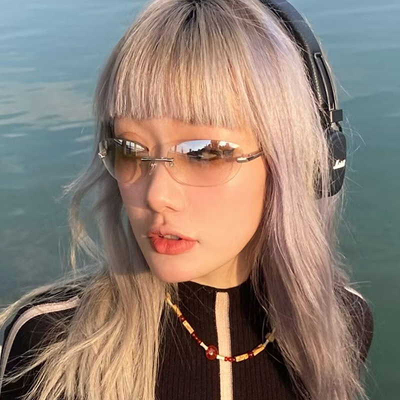 Designer sunglasses Women and Men Goggle Beach Sun Glasses Vintage with large Travel vintage personalized sun glasses R-7