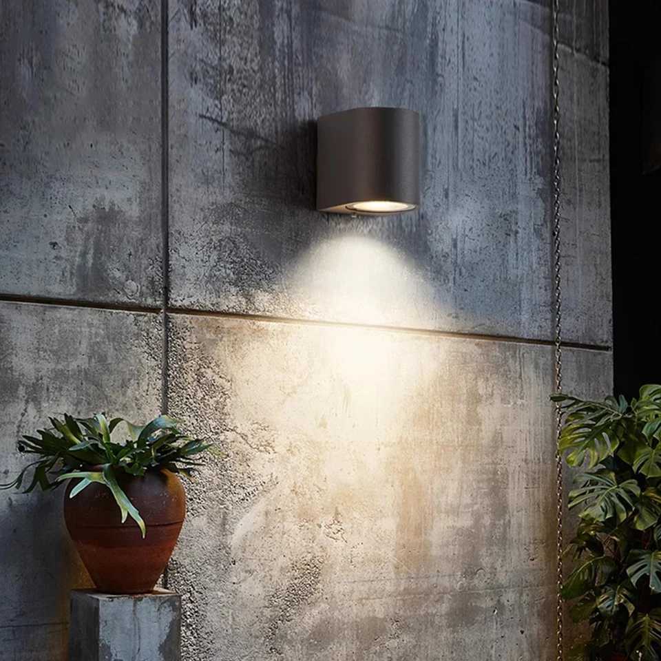 LED Outdoor Wall Lights Exterior Wall Sconce IP66 Waterproof LED Sconce Lamp for Porch Front Door Garden Wall LampXJ250526