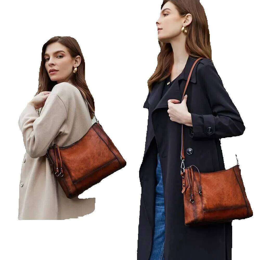 Designer Luxury Designer Luxury MOTAORA High Quality Genuine Leather Crossbody Bags For Women Satchel Purse Hobo Handbags Ladies Vintage Shoulder Bag 