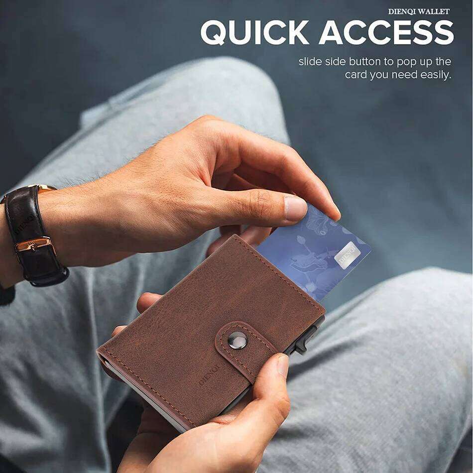 Anti Theft Credit Card Holder Airatg Men Wallet Bank Cardholder Case Rfid Minimalist Wallets for Airtag Air Tag Tracker Choice