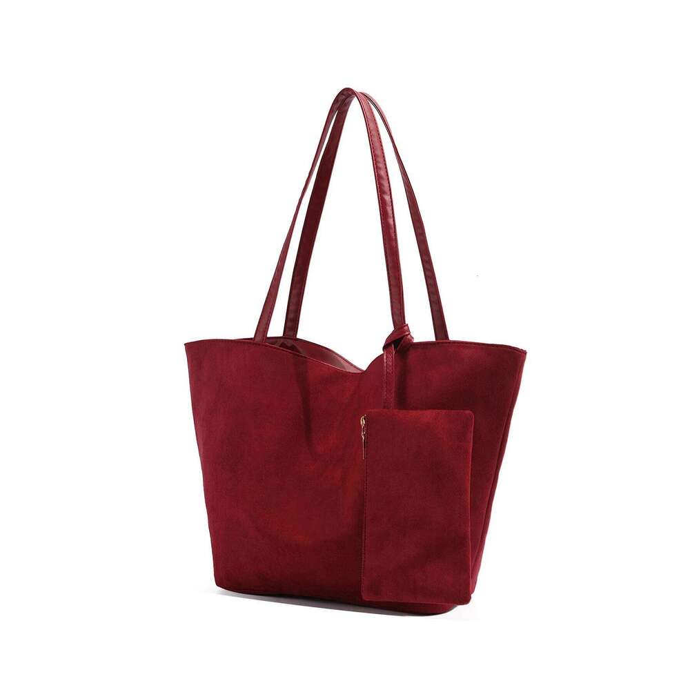 Women's Bags Designer Fall Vintage Underarm Bag Commuter Bury Handbag Ladies New Suede Leather Large Capacity Shoulder Tote Bag